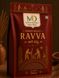 Finger Millet Ravva - Ragi Ravva - 500g