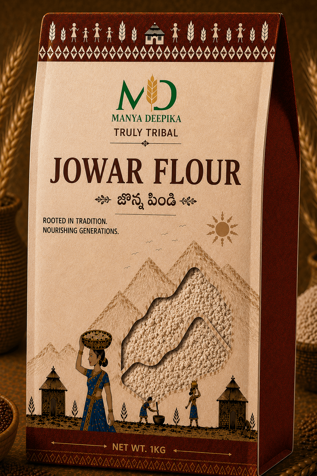 Jowar Flour - Jonna Pindi