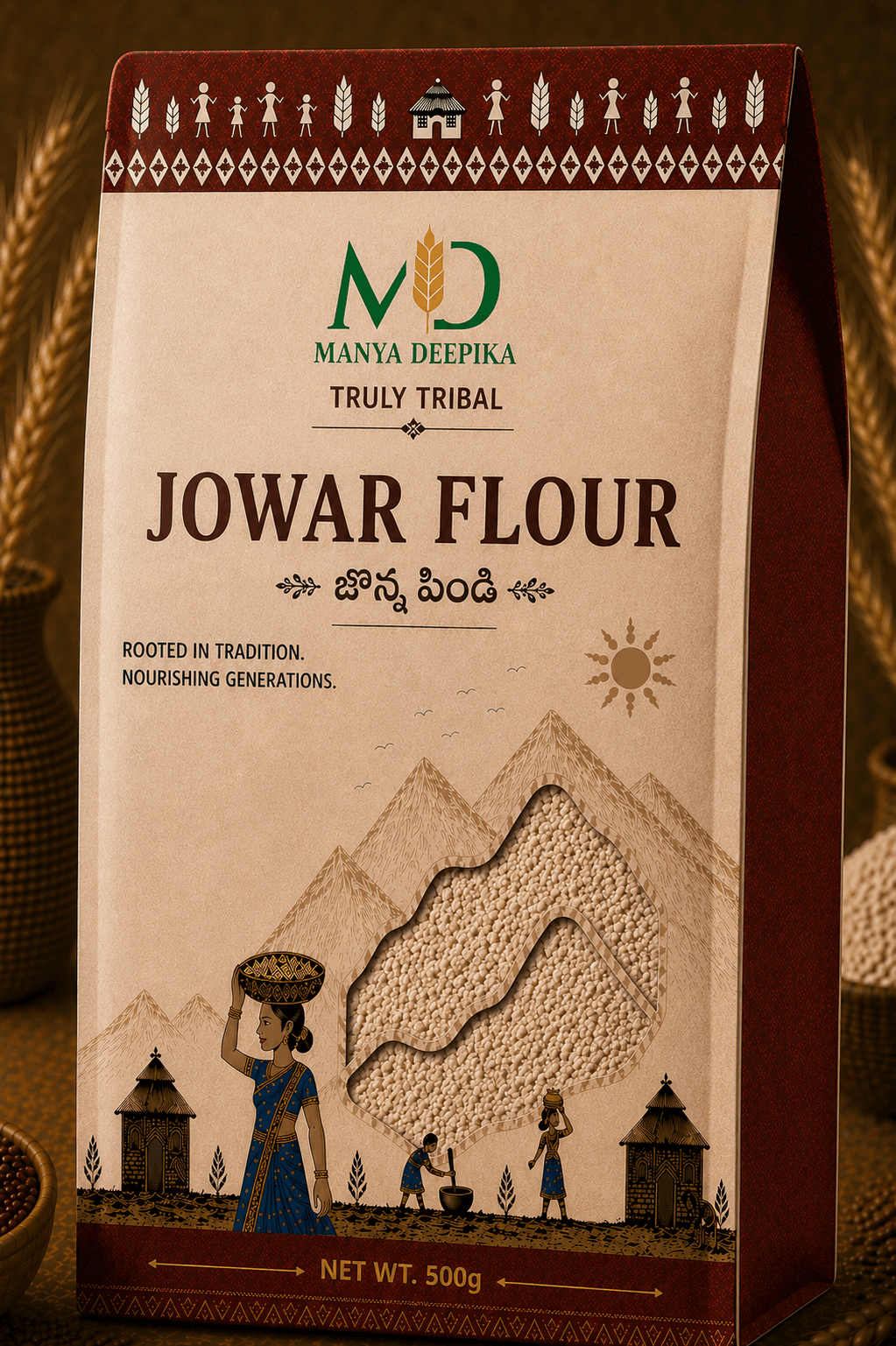 Jowar Flour - Jonna Pindi