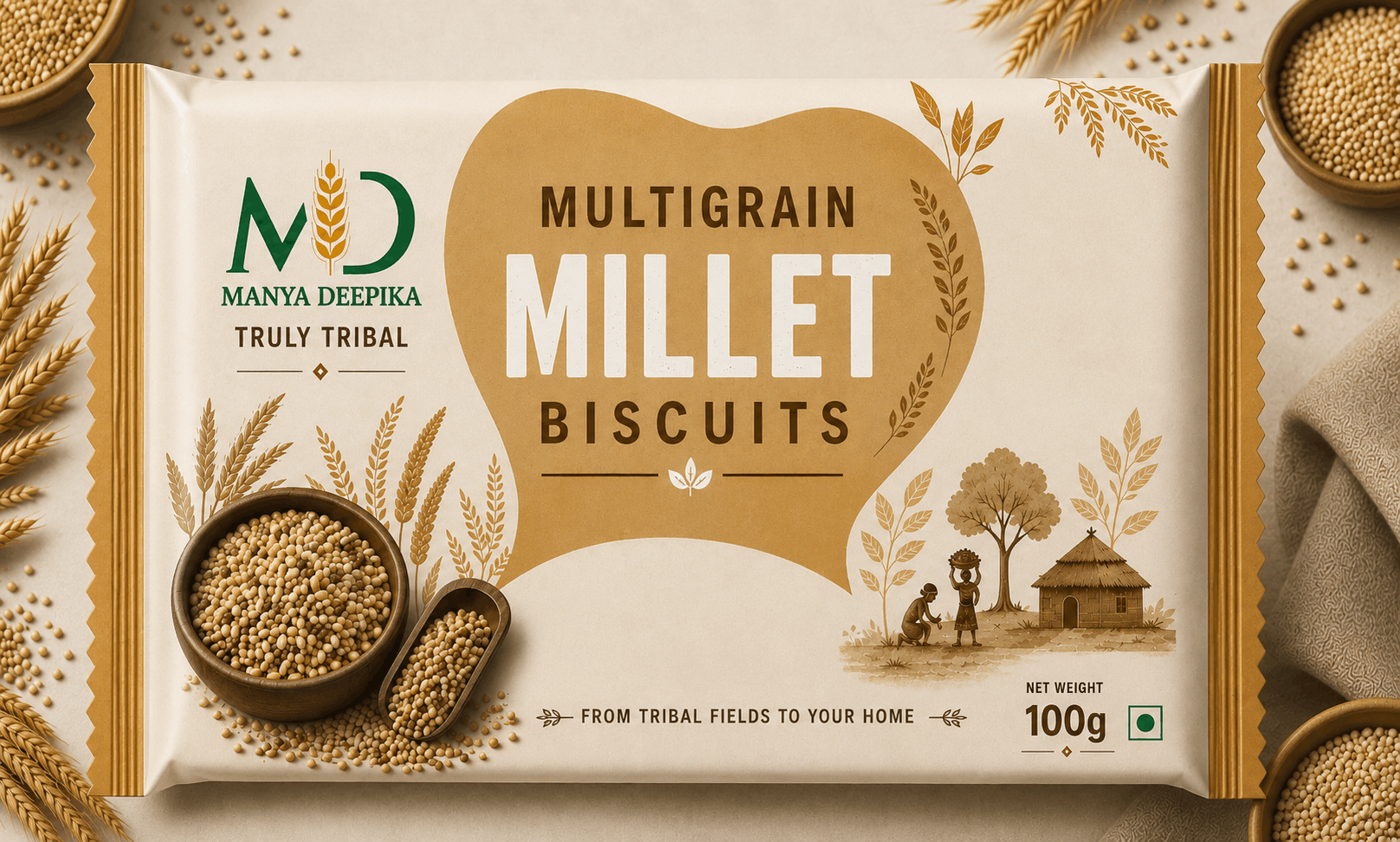 Multigrain Millet Biscuits