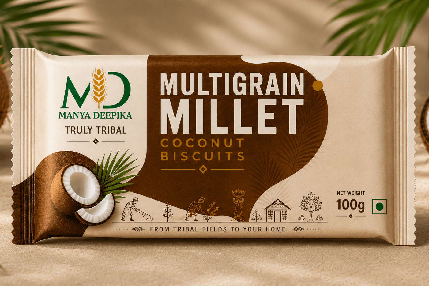 Millet Multigrain Coconut Biscuits