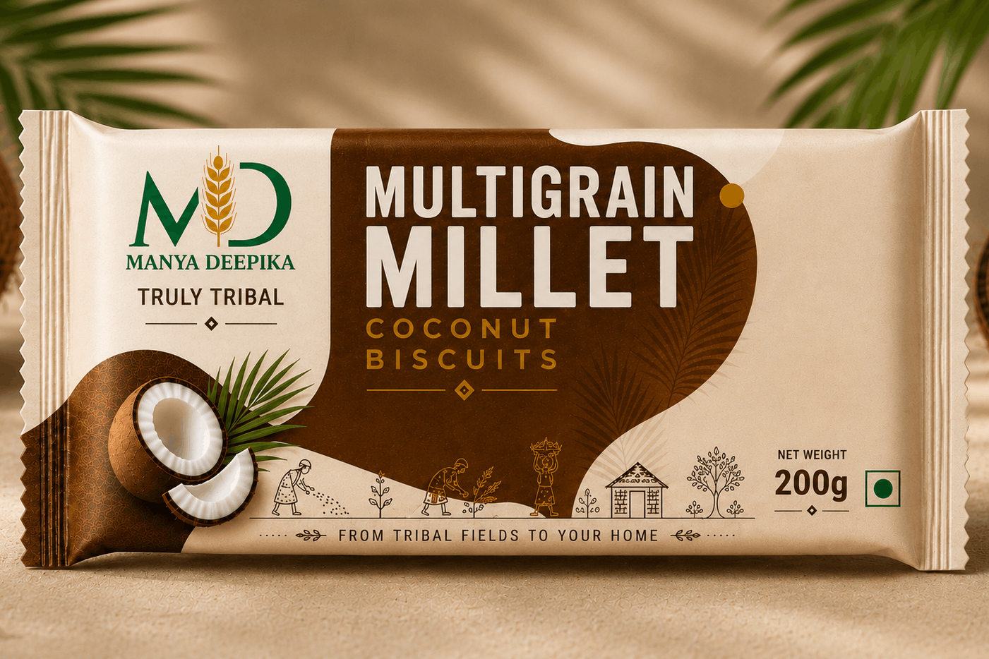 Millet Multigrain Coconut Biscuits