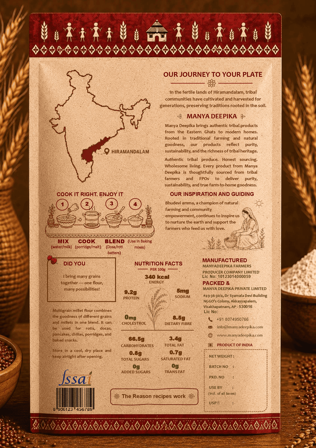 Multi Millet Flour - 500g