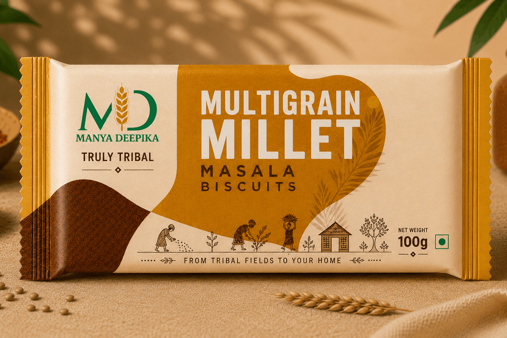 Multigrain Millet Masala Biscuits