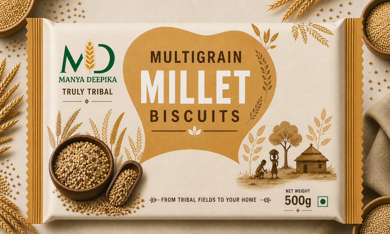Multigrain Millet Biscuits