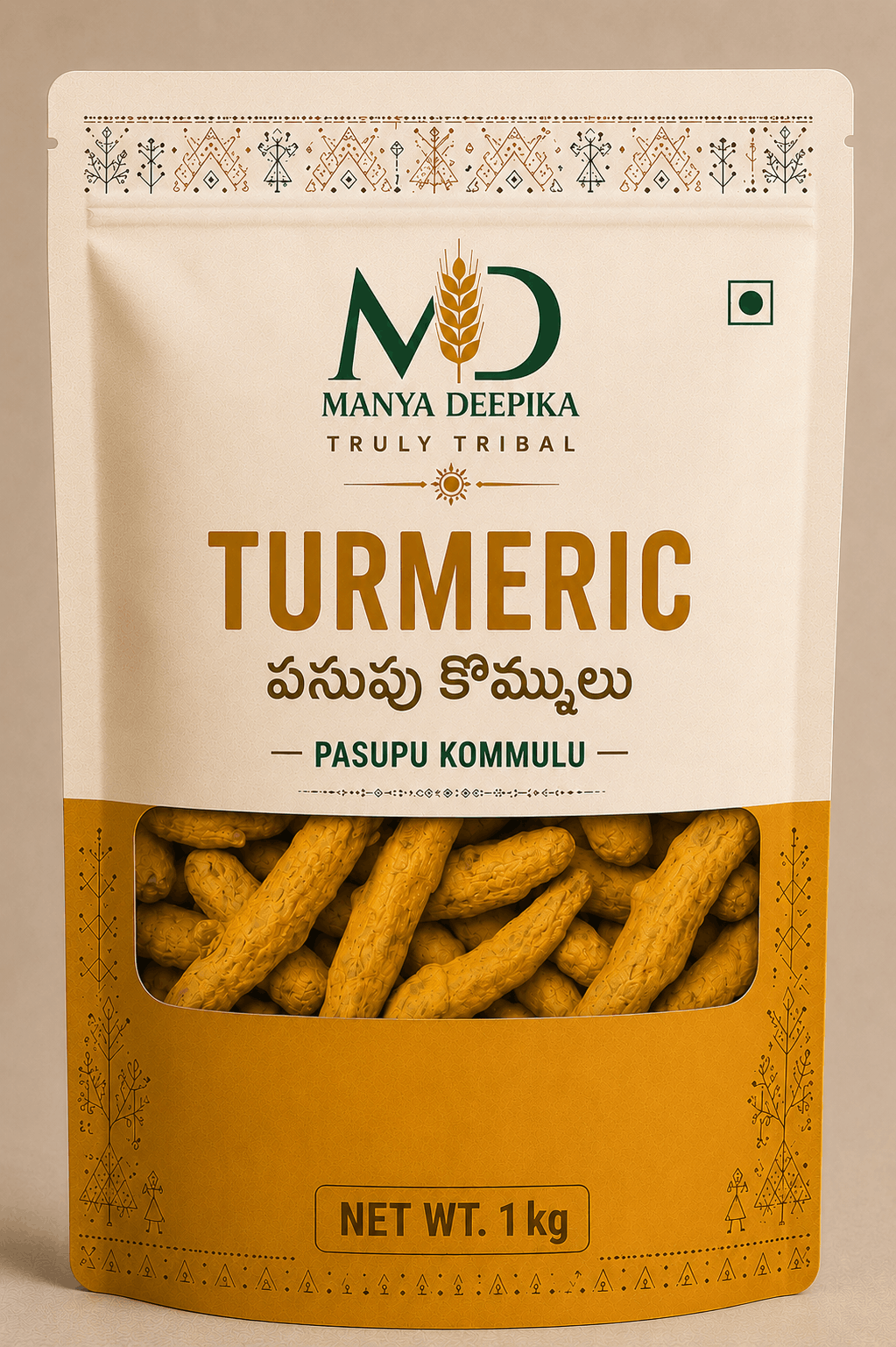 Turmeric Sticks - Pasupu Kommulu